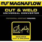 Order Convertisseur universel par MAGNAFLOW - 418005 For Your Vehicle