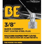 Order BE POWER EQUIPMENT - 85300104BEP - Quick Connect Steel Plug For Your Vehicle