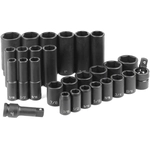 Order GREY PNEUMATIC TOOLS - 1328RD - 1/2" Drive Standard and Deep Impact Socket Set For Your Vehicle