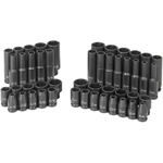 Order GREY PNEUMATIC TOOLS - 9748 - 1/4" Drive SAE/Metric 6-Point Surface Drive Standard and Deep Impact Socket Set For Your Vehicle