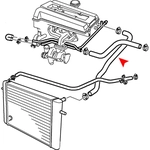 Order Upper Radiator Or Coolant Hose by URO - 4964789 For Your Vehicle