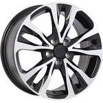 Order ART - R1261703 - REPLICA 126 Gloss Black With Machined Face Wheel (17x7.0 35mm) For Your Vehicle