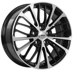 Order ART - R16317001 - 163 Replica Wheels Gloss Black Machined Face 17x7 +35 5x114.3mm 60.1mm For Your Vehicle