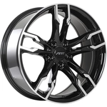 Order ART - R1651808 - REPLICA 165 Gloss Black With Machined Face Wheel (18x8.0 35.0mm) For Your Vehicle