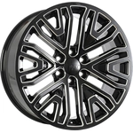 Order ART - R1762001B - REPLICA 176 Gloss Black - Milled Edge Wheel  (20x9.0 24mm) For Your Vehicle
