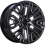 Order ART - R1762001B - REPLICA 176 Gloss Black With Milled Edge Wheel (20x9 24.0mm) For Your Vehicle