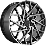 Order ART - R3892001 - REPLICA 389 Gloss Black - Machined Face Wheel (20x8.0 49mm) For Your Vehicle