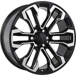 Order ART - R3902201 - REPLICA 390 Gloss Black - Machined Face Wheel (22x9.0 24mm) For Your Vehicle