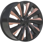 Order ART - R3922301 - REPLICA 392 Gloss Black - Caramel Inserts Wheel (23x9.5 42mm) For Your Vehicle