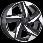Order ART - R3931701 - REPLICA 393 Gloss Black - Machined Face Wheel  (17x7.0 45mm) For Your Vehicle