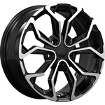 Order DAI WHEELS - DW1311704 - MUSE Gloss Black - Machined Face Wheel  (17x7.0 45mm) For Your Vehicle