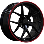 Order SKY Gloss Black - Red Line Wheel by DAI WHEELS (16x7.0 40mm) For Your Vehicle