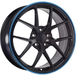 Order DAI WHEELS - DW1321702B - SKY Gloss Black - Blue Line Wheel  (17x7.5 40mm) For Your Vehicle