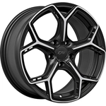 Order DAI WHEELS - DW1341701 - WIDOW Gloss Black - Machined Face Wheel  (17x7.5 40mm) For Your Vehicle