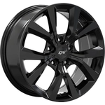 Order Alliage noir brillant de DAI WHEELS (17x7.5 40.0 mm) For Your Vehicle