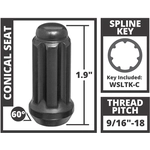 Order Wheel Installation Kit by WEST COAST WHEEL ACCESSORIES - W5896STB For Your Vehicle