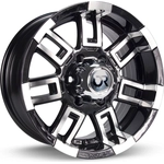Order Crush Black Machined Wheel by RTX (16x8 12mm) For Your Vehicle