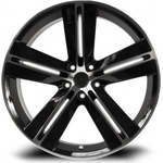 Order SMS Black Machined Wheel by RTX (18x7.5 40mm) For Your Vehicle