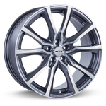 Order Contour Gunmetal Machined Wheel by RTX (18x8 42mm) For Your Vehicle