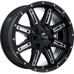 Order Ravine Black Milled Wheel by RTX (17x8 10mm) For Your Vehicle