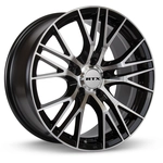 Order Vertex Black Machined Wheel by RTX (16x7 35mm) For Your Vehicle