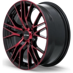 Order Vertex Black Machined Red Wheel by RTX (16x7 40mm) For Your Vehicle