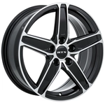 Order Frost Black Machined Wheel by RTX (17x7 42mm) For Your Vehicle