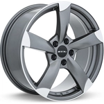 Order RS II Satin Gunmetal Machined Wheel by RTX (17x7.5 45mm) For Your Vehicle