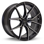 Order Slick Black Machined Wheel by RTX (17x7.5 42mm) For Your Vehicle