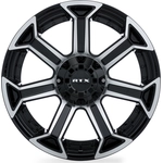Order Peak Gloss Black Machined Wheel by RTX (18x9 0mm) For Your Vehicle