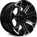 Order Peak Gloss Black Machined Wheel by RTX (20x9 0mm) For Your Vehicle