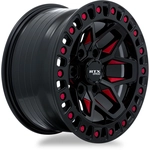 Order Zion Black Milled Red Wheel by RTX (18x9 -15mm) For Your Vehicle