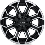 Order Peak Gloss Black Machined Wheel by RTX (18x9 18mm) For Your Vehicle
