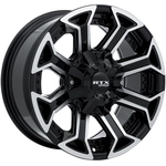 Order Peak Gloss Black Machined Wheel by RTX (18x9 18mm) For Your Vehicle