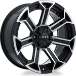 Order Peak Gloss Black Machined Wheel by RTX (20x10 -18mm) For Your Vehicle