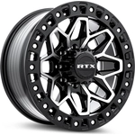 Order Zion Gloss Black Machined Wheel by RTX (18x9 0mm) For Your Vehicle