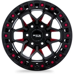 Order Zion Black Milled Red Wheel by RTX (20x9 -15mm) For Your Vehicle