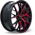 Order Valkyrie Gloss Black Machined Red Wheel by RTX (18x8 40mm) For Your Vehicle
