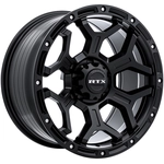 Order Goliath Satin Black with Milled Rivets Wheel by RTX (18x9 0mm) For Your Vehicle