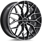 Order RS02 Gloss Black Machined Wheel by RTX (18x8 38mm) For Your Vehicle