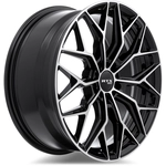 Order RS02 Gloss Black Machined Wheel by RTX (20x8.5 38mm) For Your Vehicle