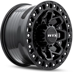 Order Zion Gloss Black Milled Rivets Wheel by RTX (18x9 20mm) For Your Vehicle