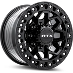 Order Zion Gloss Black Milled Rivets Wheel by RTX (18x9 20mm) For Your Vehicle