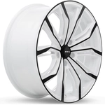 Order Black Widow White and Black Wheel by RTX (18x8 42mm) For Your Vehicle