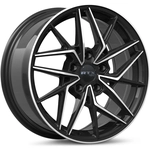 Order RS11 Gloss Black Machined Wheel by RTX (18x8 42mm) For Your Vehicle