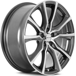 Order Contour Gunmetal Machined Wheel by RTX (15x6.5 38mm) For Your Vehicle