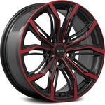 Order Black Widow Black Machined Red Wheel by RTX (17x7.5 42mm) For Your Vehicle