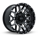 Order Claw Gloss Black Milled with Rivets Wheel by RTX (20x9 0mm) For Your Vehicle