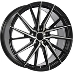 Order RUFFINO - RUF672002 - CENTRAL Gloss Black - Machined Face Wheel (20x8.5 35mm) For Your Vehicle