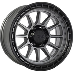 Order RUFFINO HARD - RUF811702 - MOJAVE Satin Grey - Black Lip Wheel (17x8.5 -6mm) For Your Vehicle